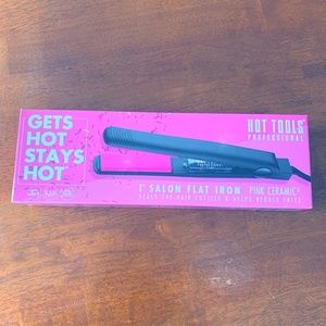 Hot Tools 1" Salon Flat Iron Pink Ceramic